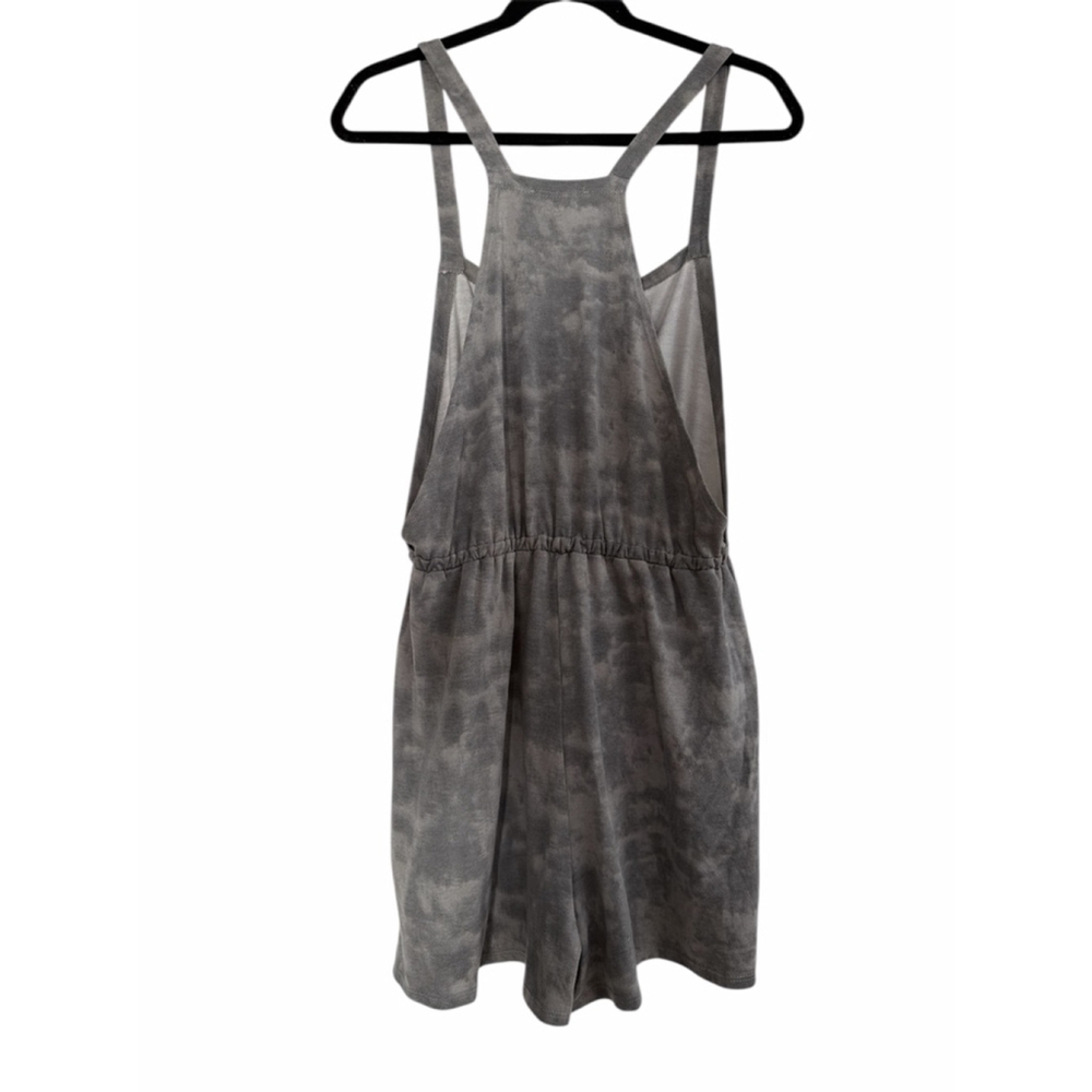 Cozy Casual Grey Tie Dye Romper - L - Picture 8 of 8